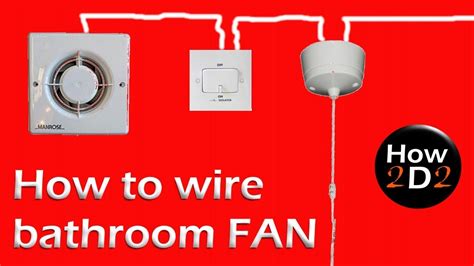 how to wire extractor fans